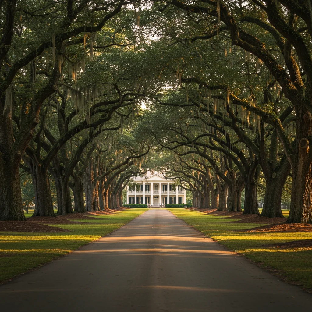 Architectural Features of Oak Alley