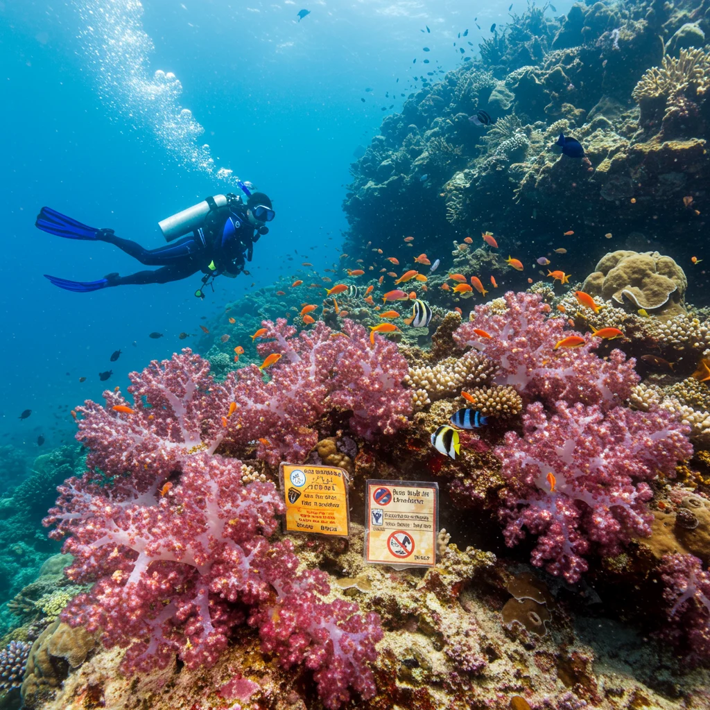 Come rispettare la vita marina durante lo snorkeling?