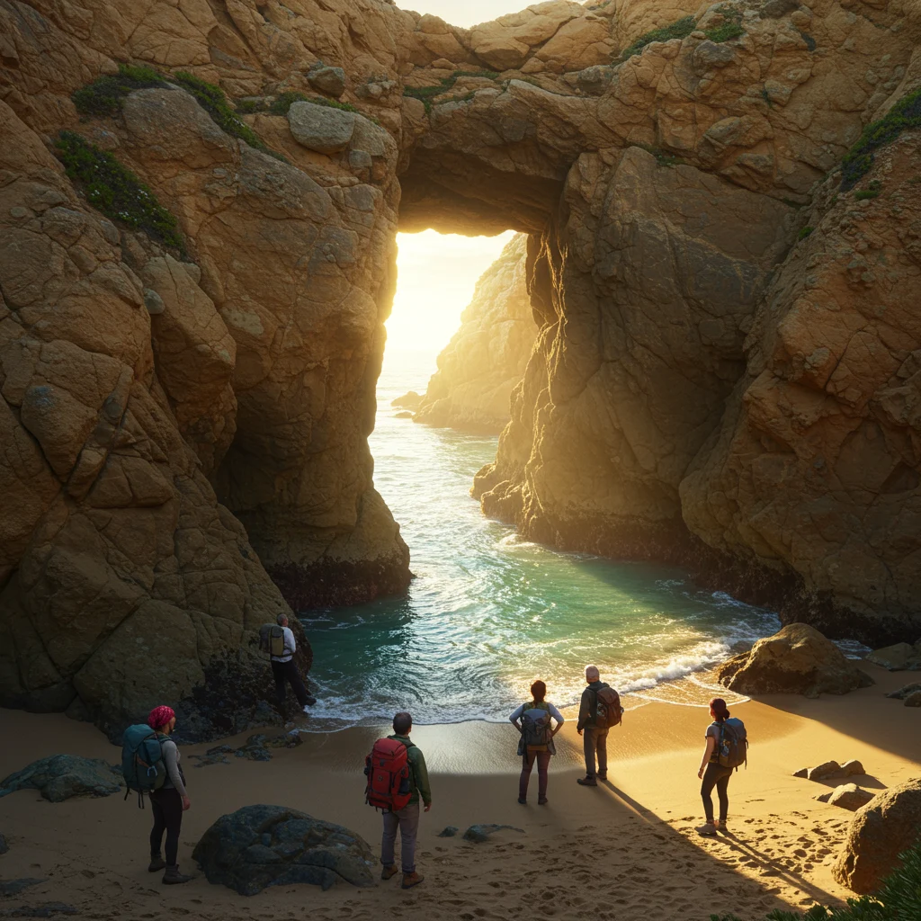 Exploring the Surrounding Caves and Beaches