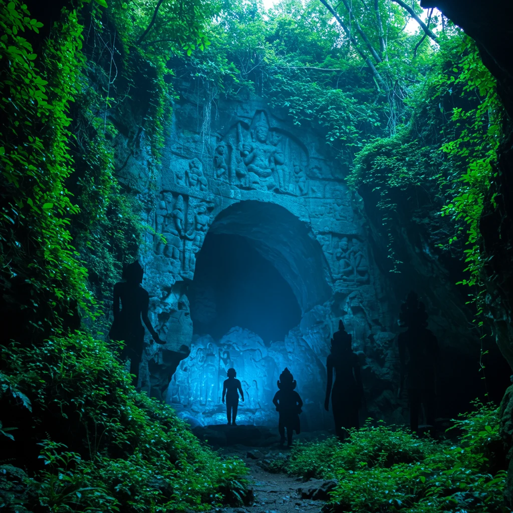 History and Legends of the Blue Cave