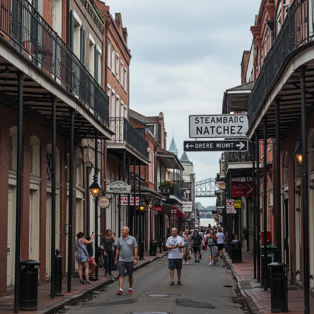 How to Get to the Steamboat Natchez Dock