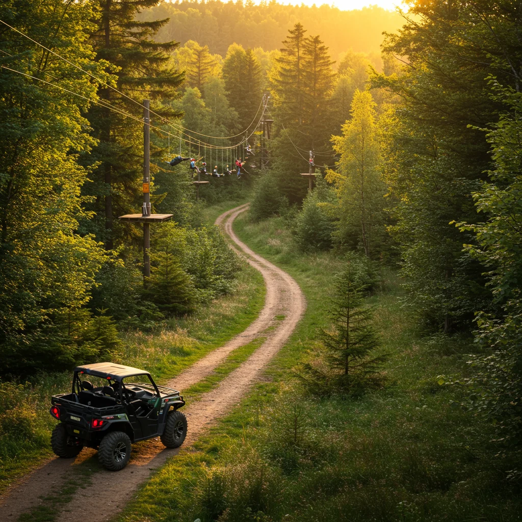 Introduction to the ATV + Zipline Combo Tour