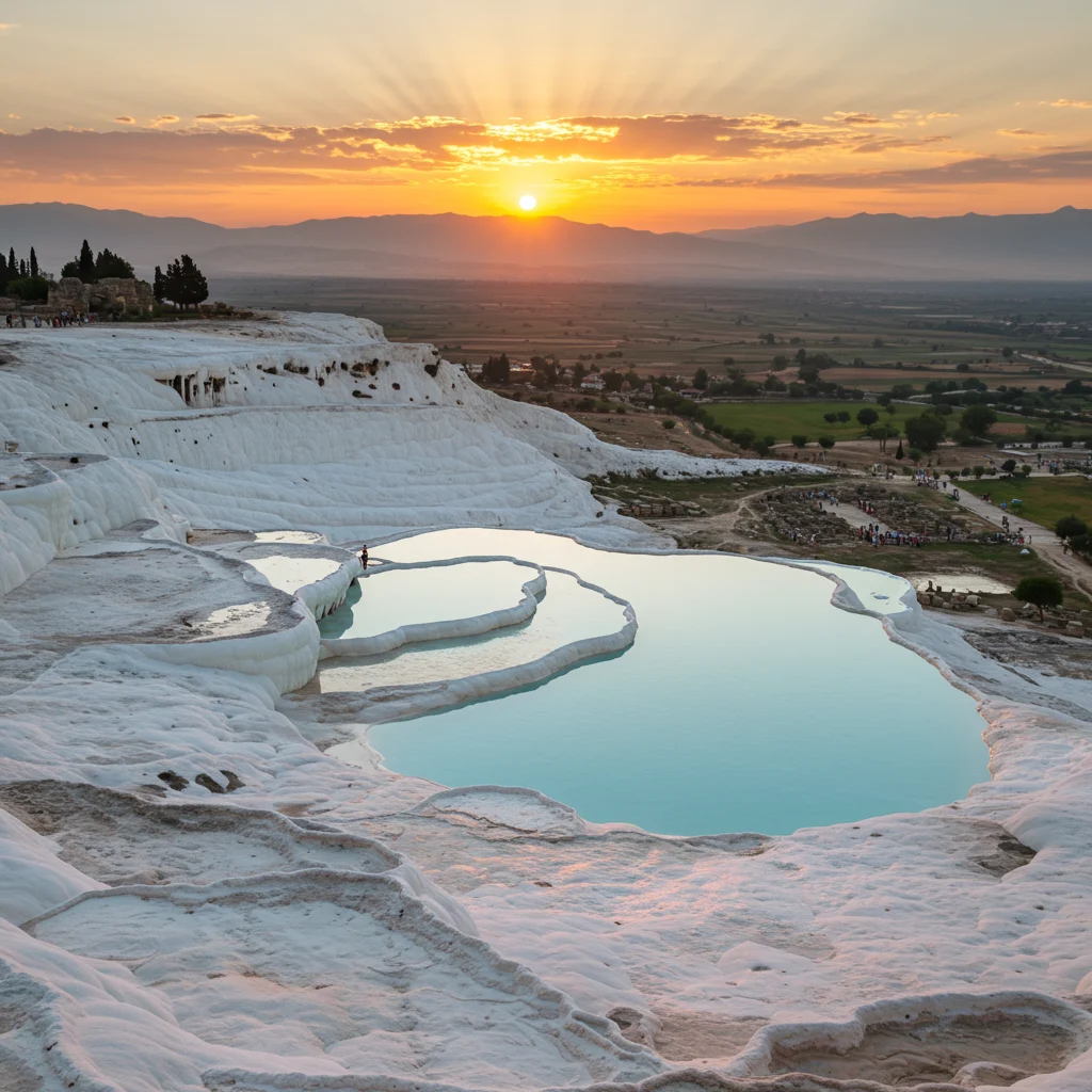 Introduction to the Pamukkale Hierapolis and Cleopatra's Pool Tour from Antalya