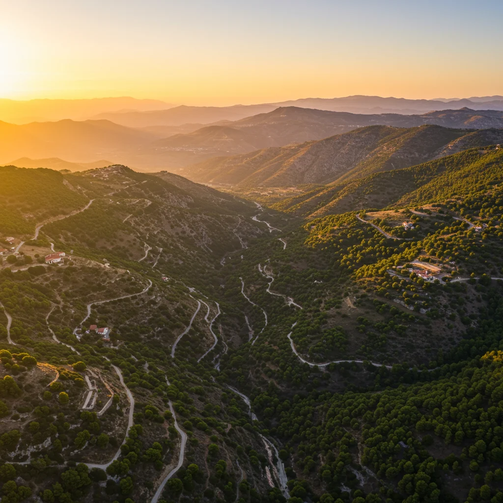 Overview of the Troodos Mountain Range