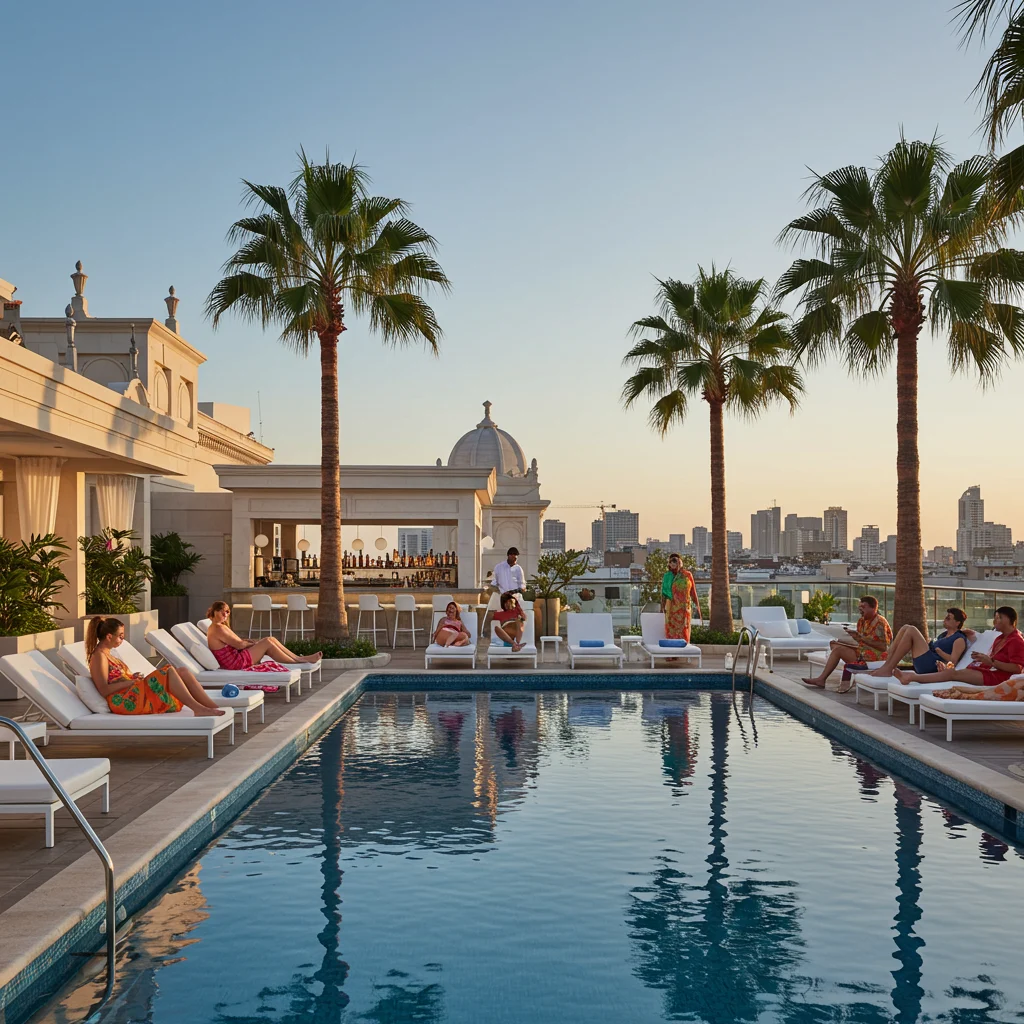 What to Expect from Rooftop Pool Service and Amenities?
