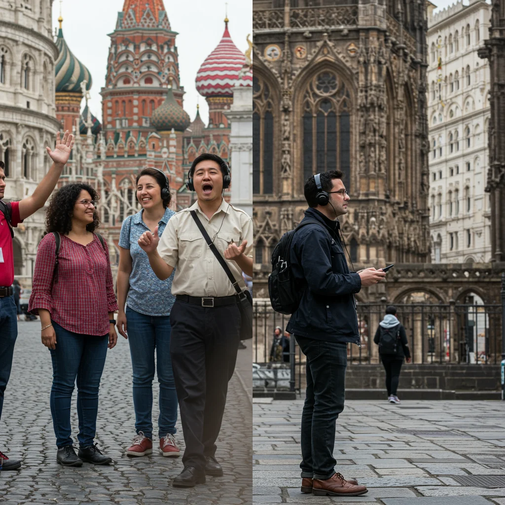 Comparing Self-Guided Audio Tours to Guided Tours