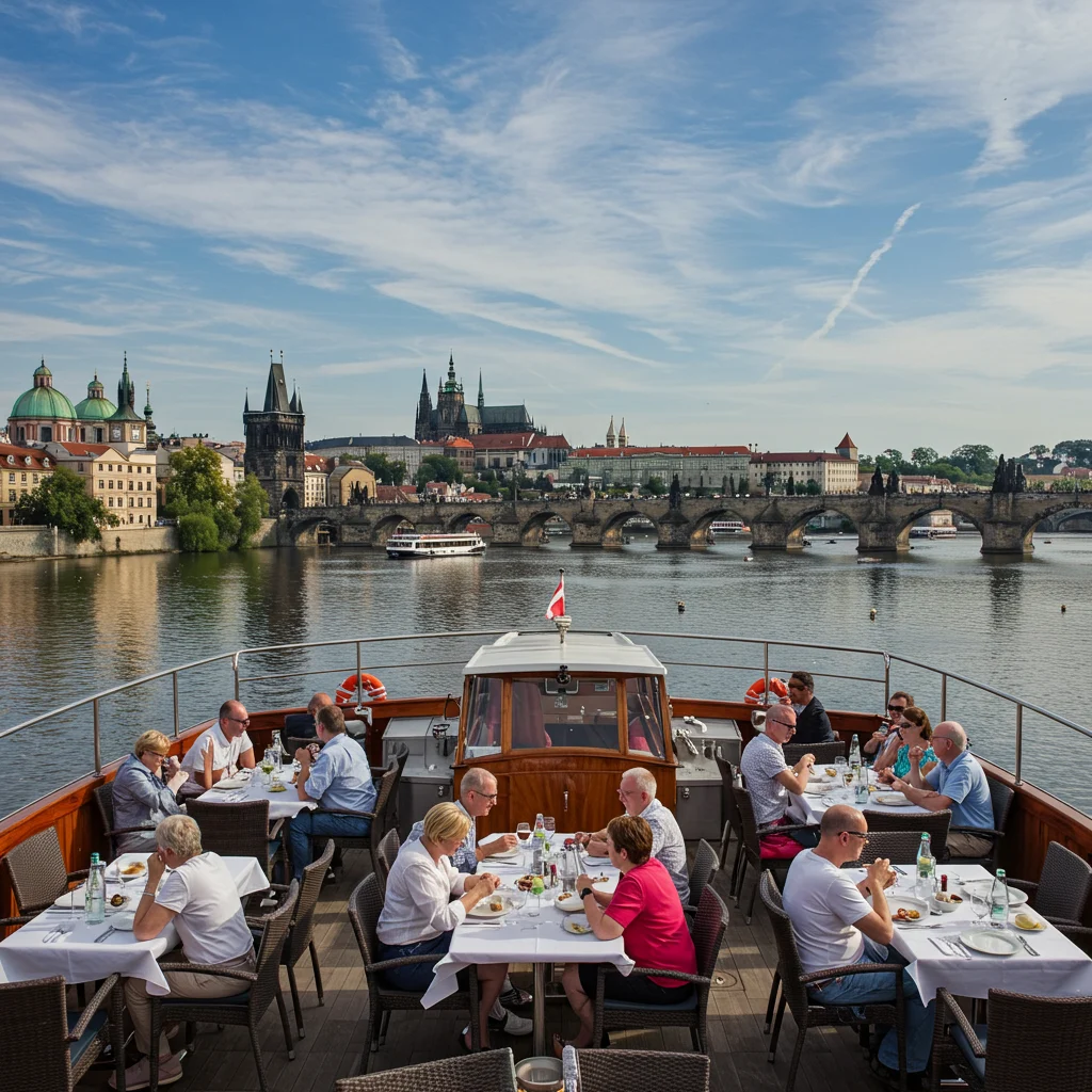 Introduction to the Prague Boats 2-Hour Lunch Cruise