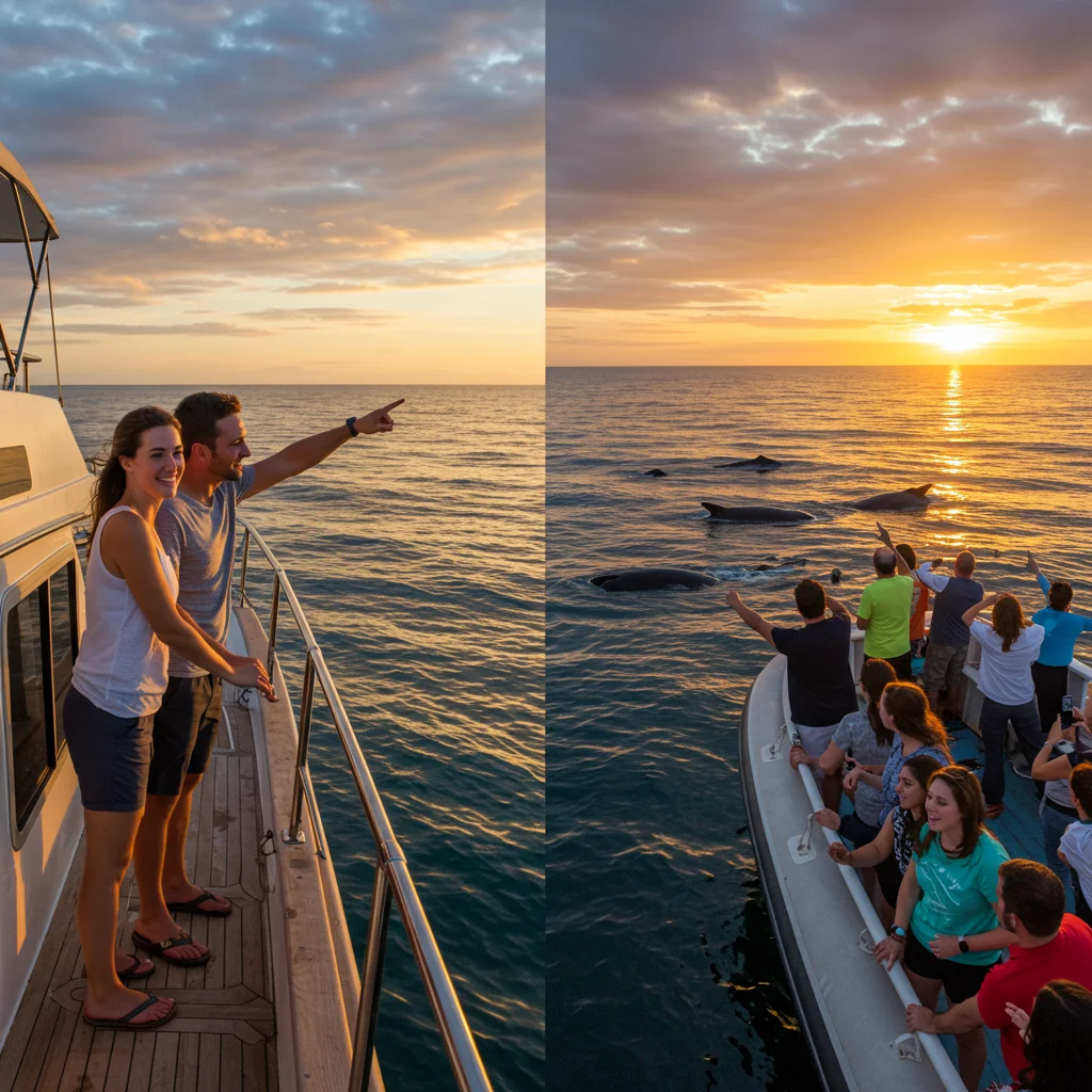 Private vs. Group Whale Watching Yacht Cruises: Which Is Best?