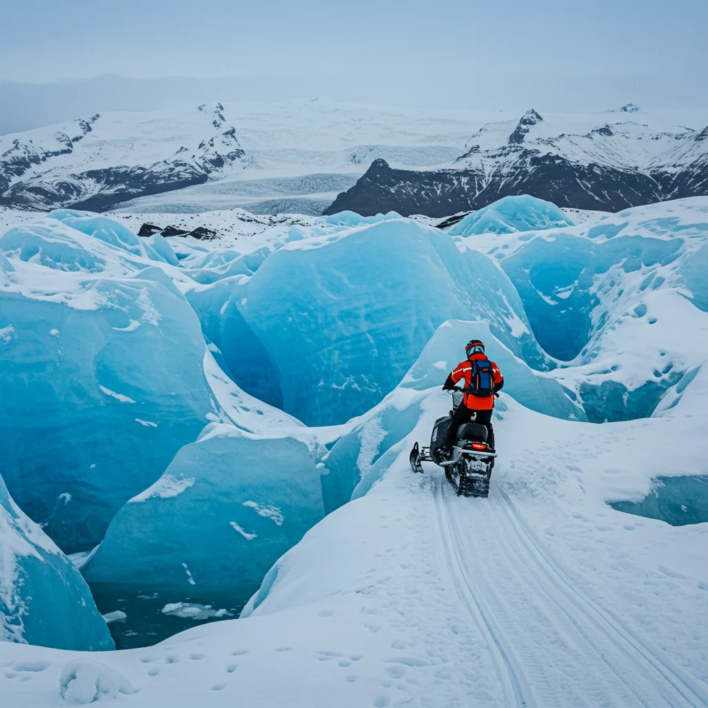 Snowmobiling on Iceland’s Glaciers