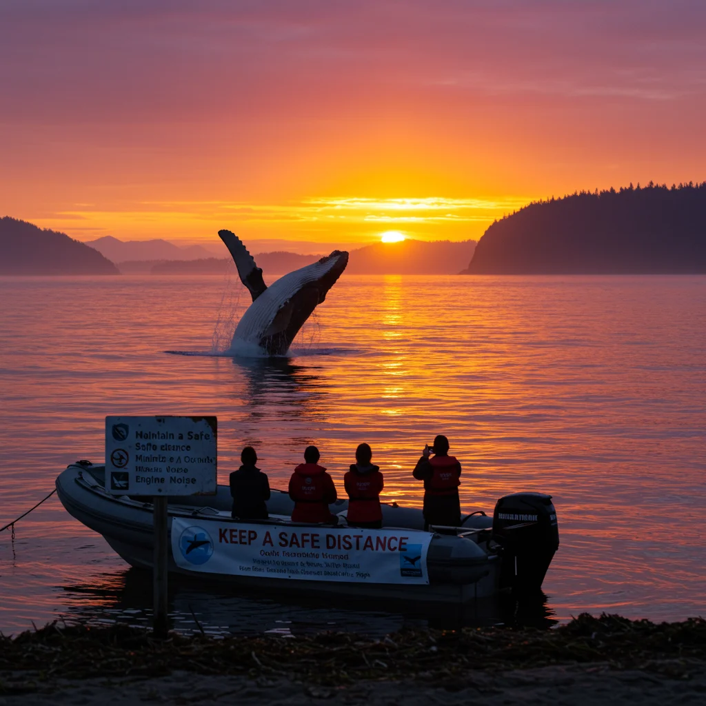 What Are the Etiquette Guidelines for Responsible Whale Watching?