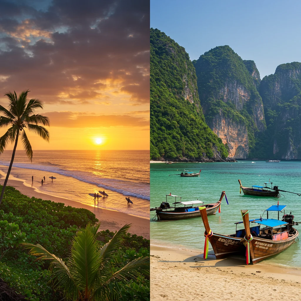 Beaches: Bali vs Thailand