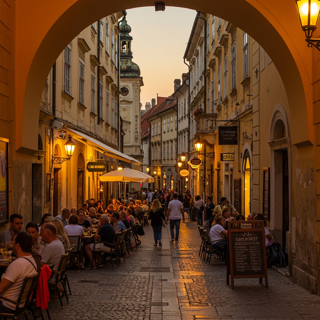 Evening: Zagreb’s Nightlife and Gastronomy