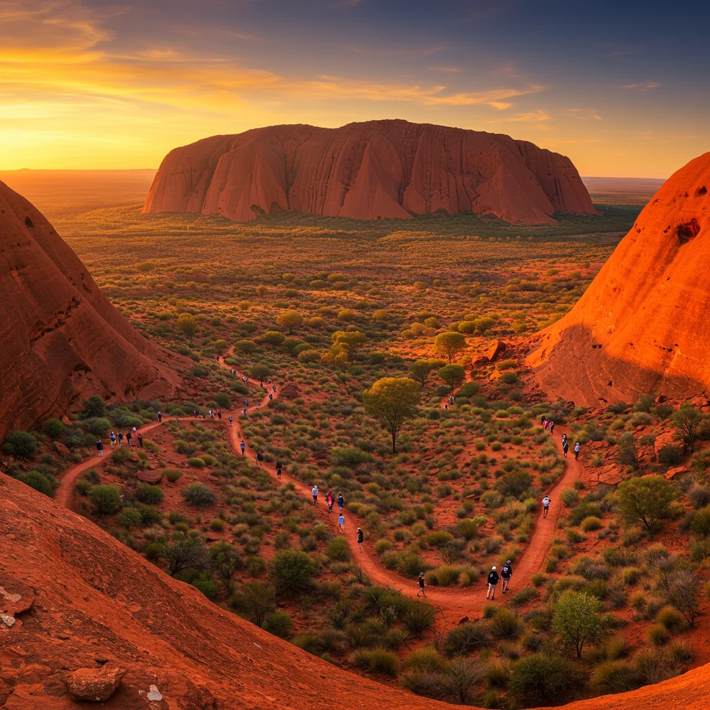 Introduction to the Kata Tjuta Sunrise and Valley of the Winds Half-Day Trip