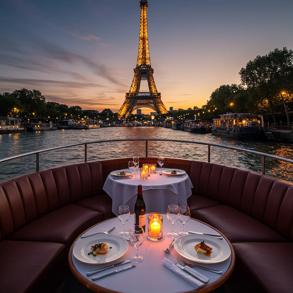 Introduction to the Paris Theo Boat Seine River Dinner Cruise