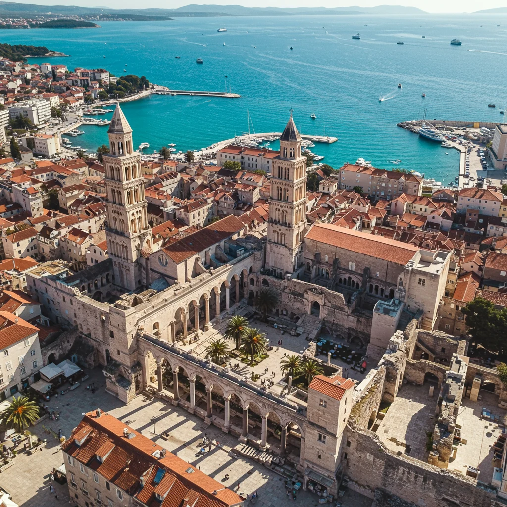 Overview of Diocletian's Palace