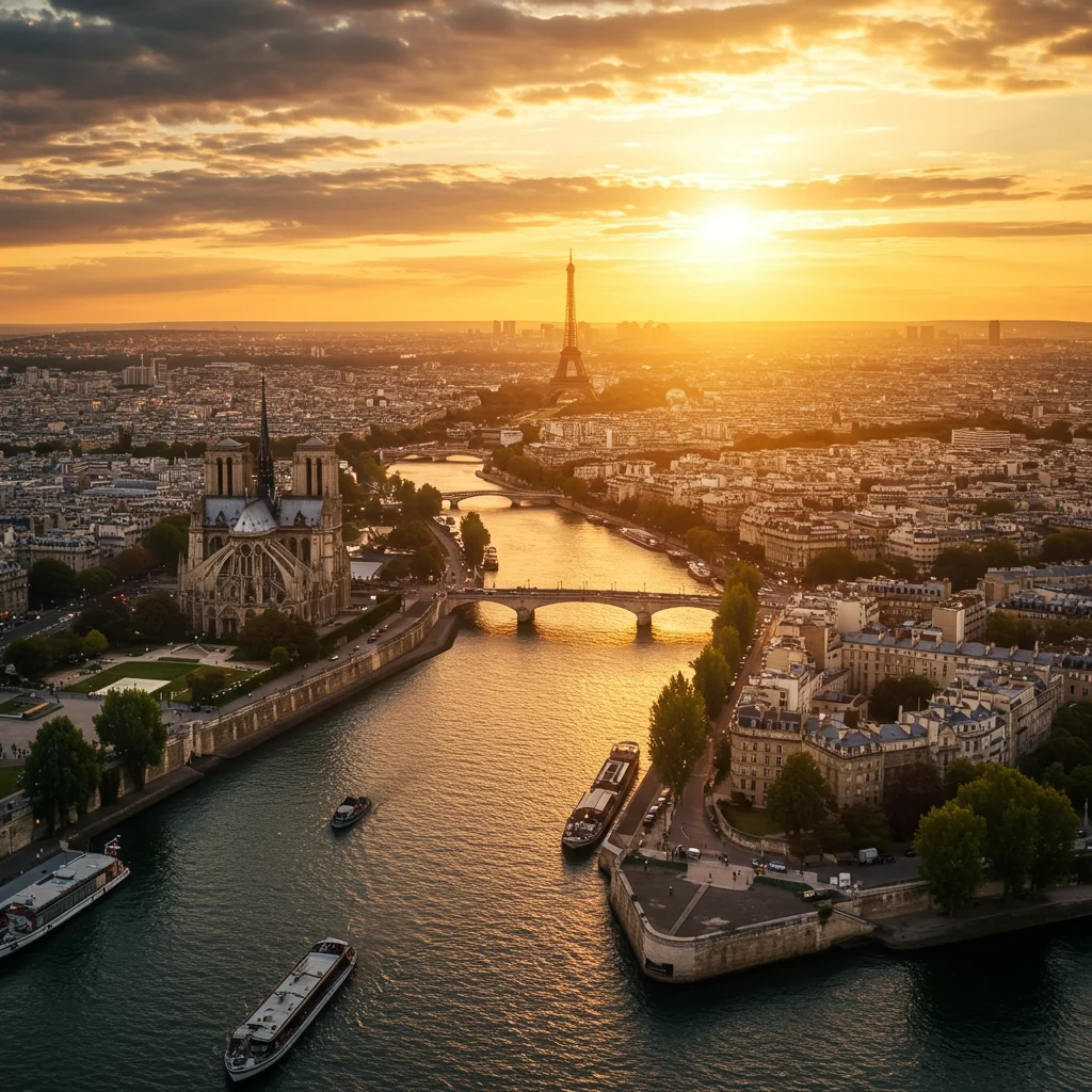 Overview of the Seine River and Its Iconic Landmarks