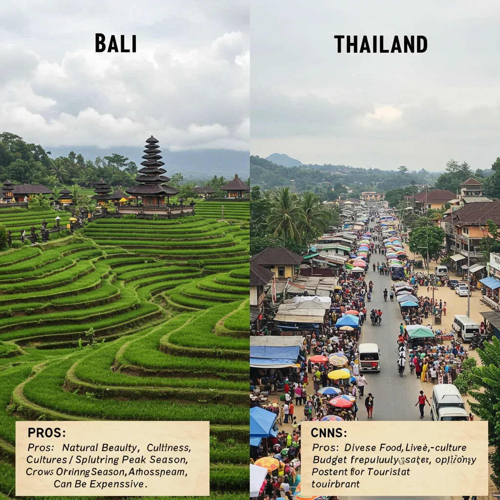 Pros and Cons: Bali vs Thailand