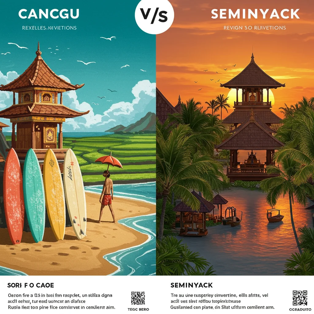 Quick Comparison Table: Canggu vs Seminyak at a Glance