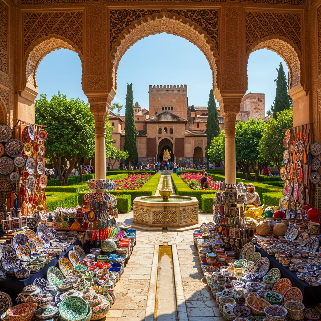 Souvenirs and Shopping at the Alhambra