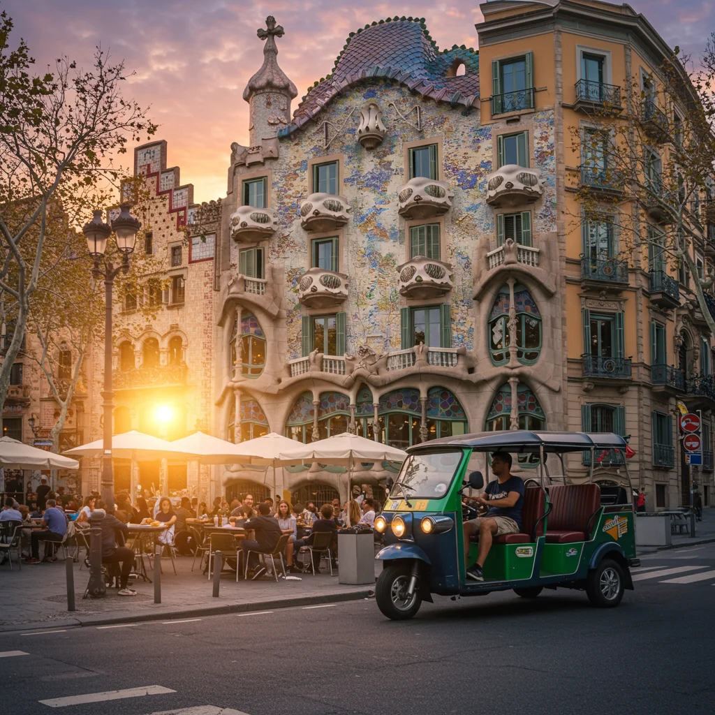 Why Is a Private Eco Tuk Tuk the Best Way to See Barcelona?