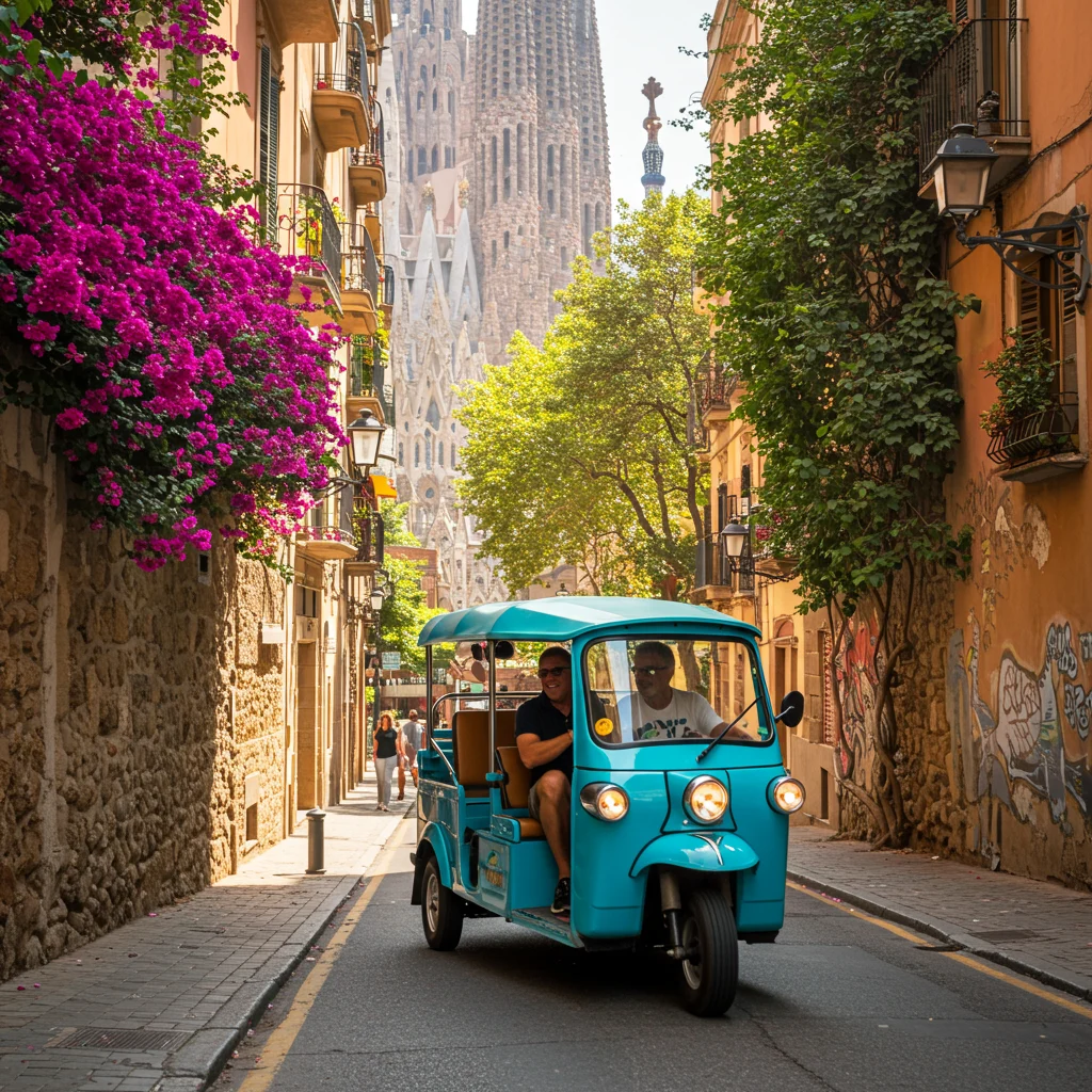Why Should You Choose a Private Eco Tuk Tuk Tour in Barcelona?