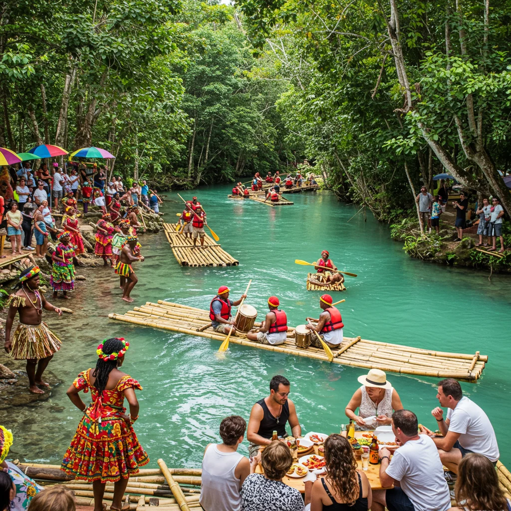 Can You Combine Bamboo Rafting with Other Jamaican Activities?