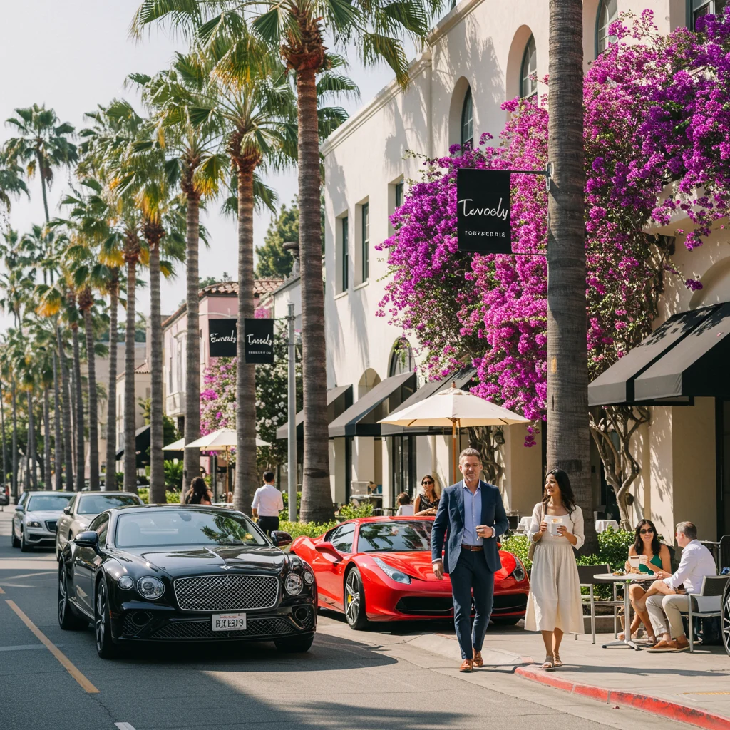 Midday: Glamour and Luxury in Beverly Hills