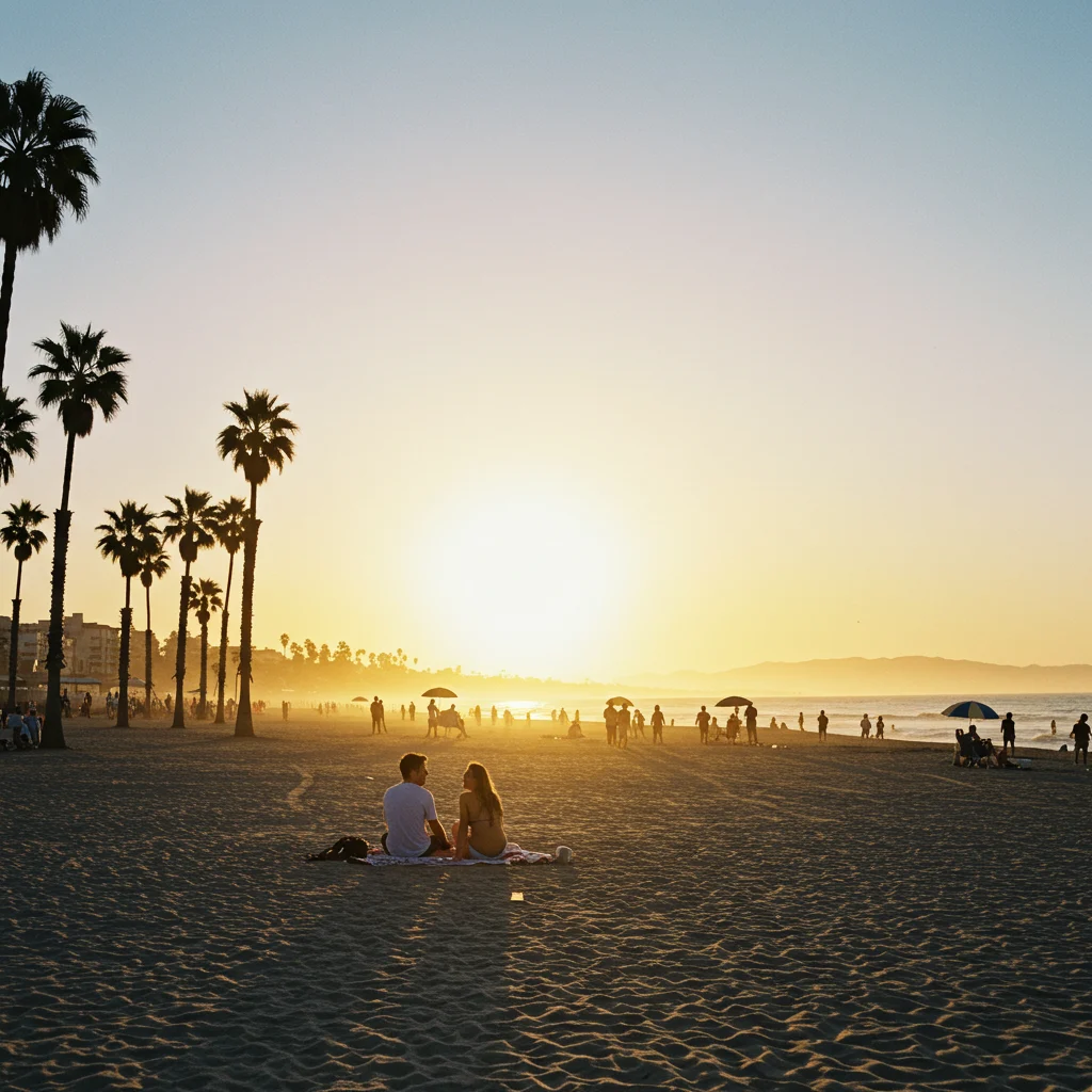 Sunset: Relaxing at LA’s World-Famous Beaches