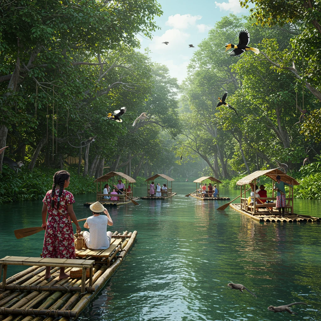 Sustainable Tourism: How Bamboo Rafting Supports Local Communities
