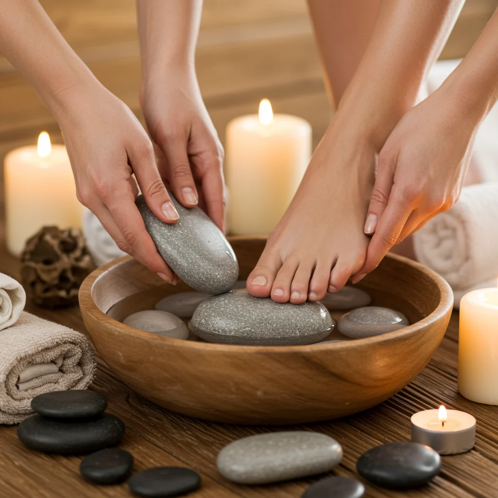What Is a Limestone Foot Massage?