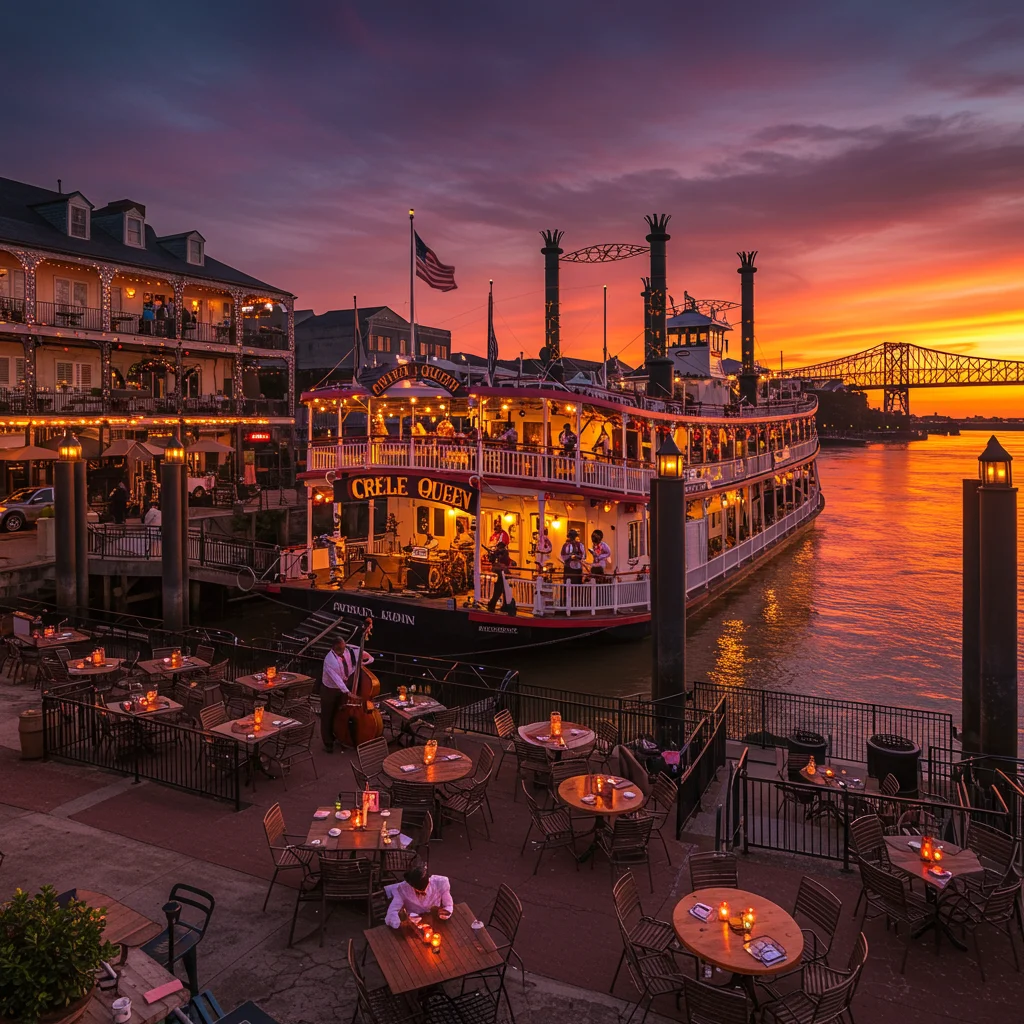 Where Does the Creole Queen Jazz Dinner Cruise Depart?