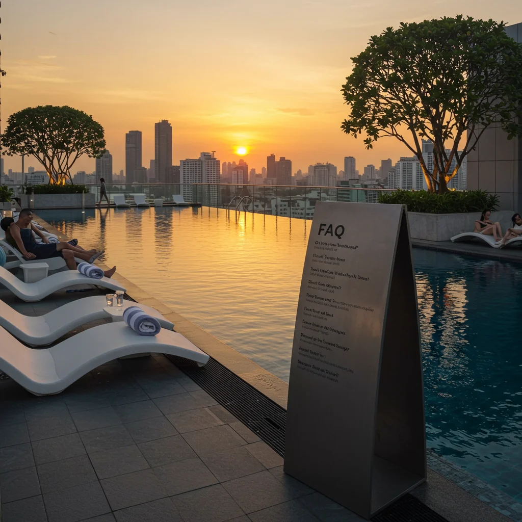 Bangkok Rooftop Pool Hotel FAQs