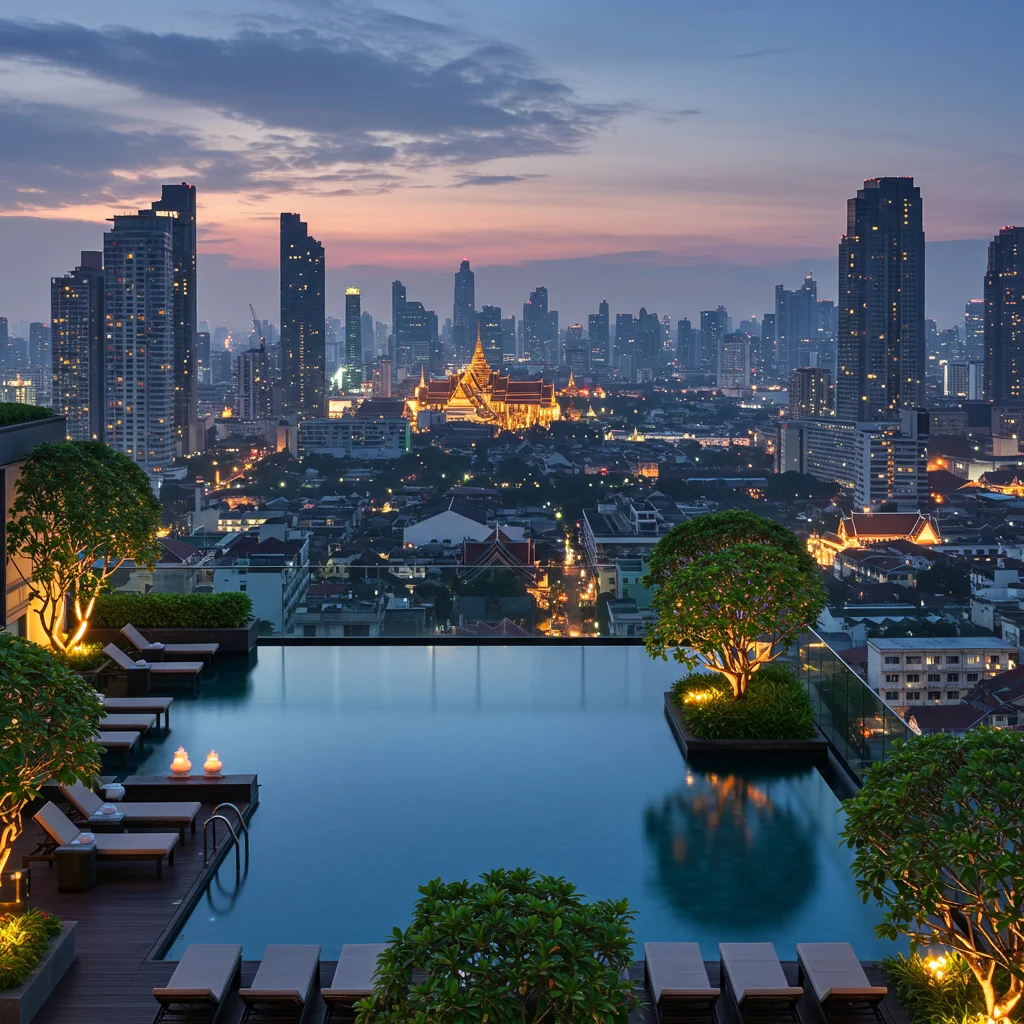Bangkok Rooftop Pool Hotels Near Major Attractions