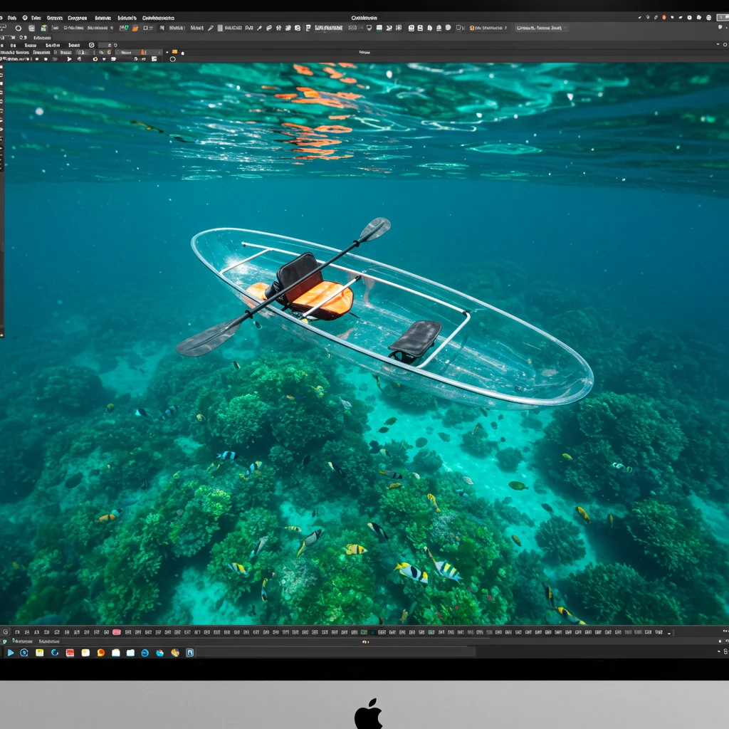 Editing and Enhancing Your Clear Kayak Photos