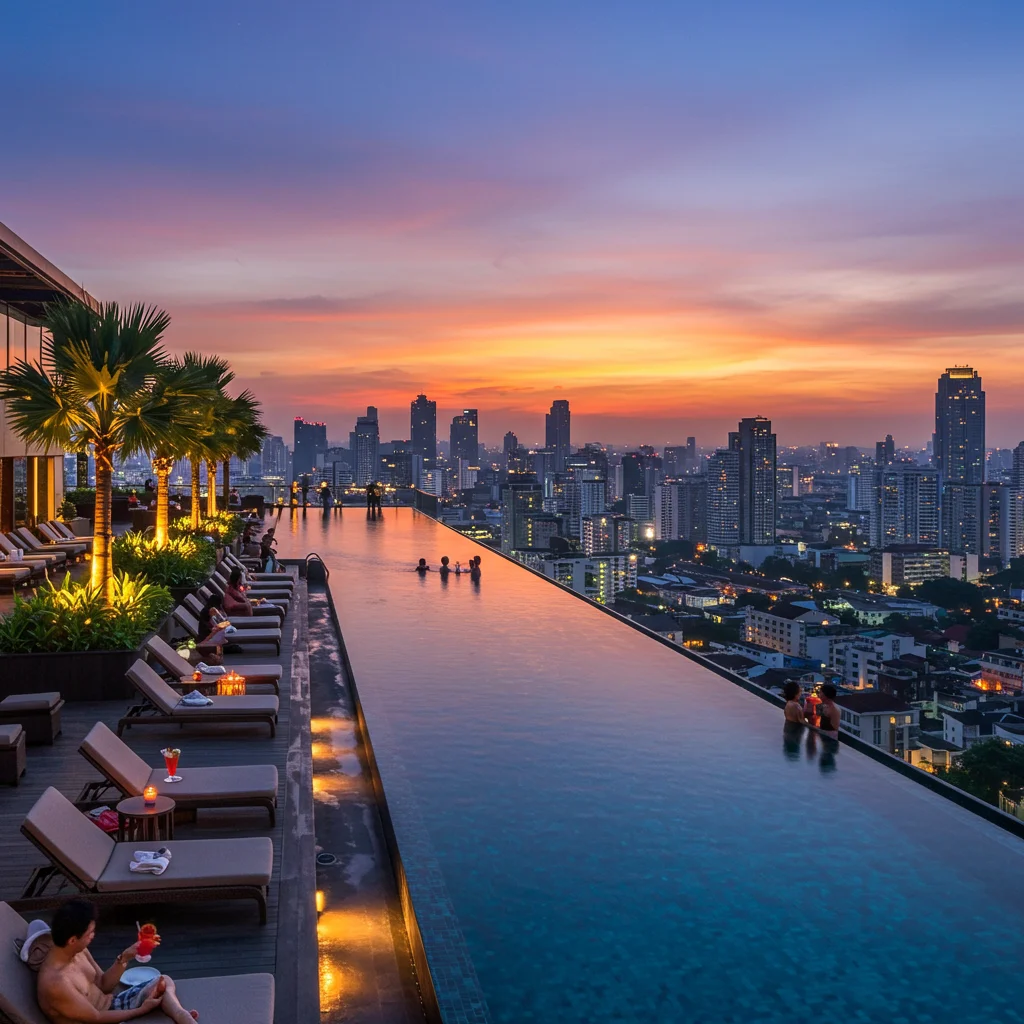 Experiencing Bangkok’s Rooftop Pool Culture