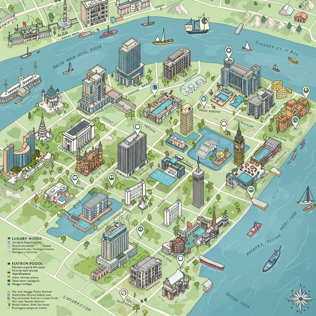 Map: Where Are the Best Rooftop Pool Hotels Located?