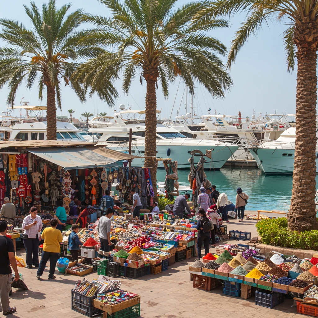 Shopping at Marina Hurghada
