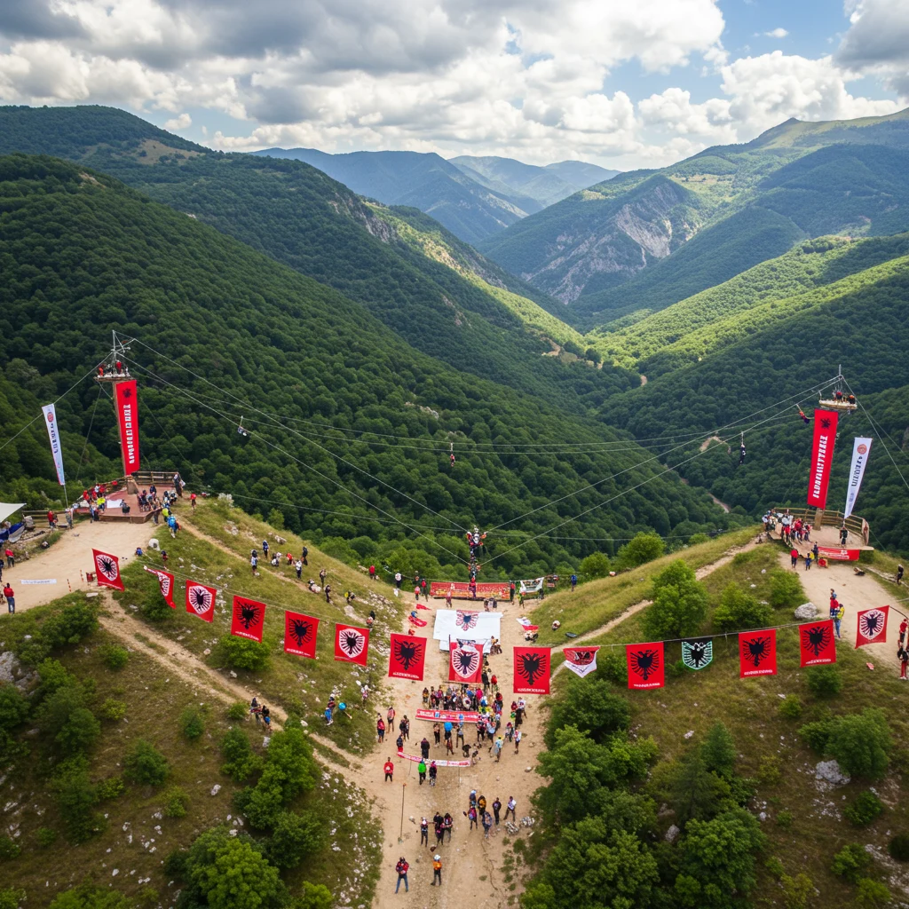 What Are the Top Ziplining Events and Festivals in Albania?