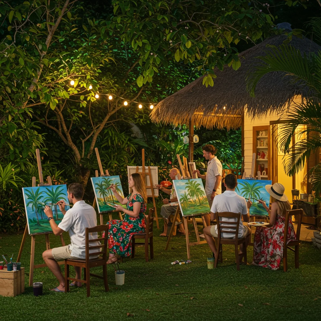 Art in Paradise for Couples and Groups