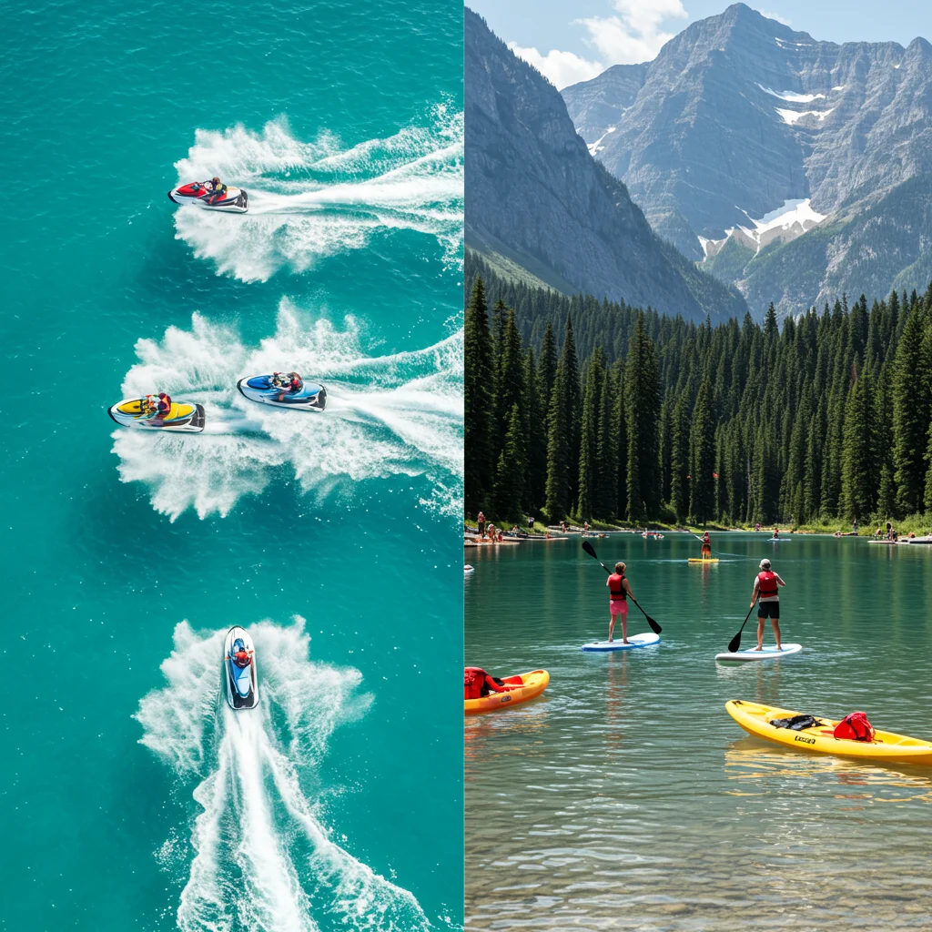 Comparing Jet Ski Rentals to Other Water Sports