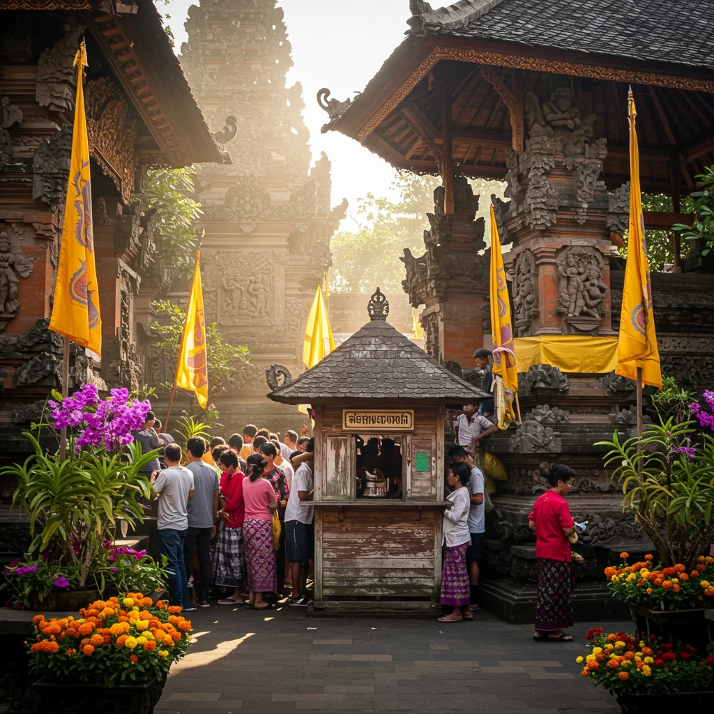 Offline Ticket Purchase at the Temple