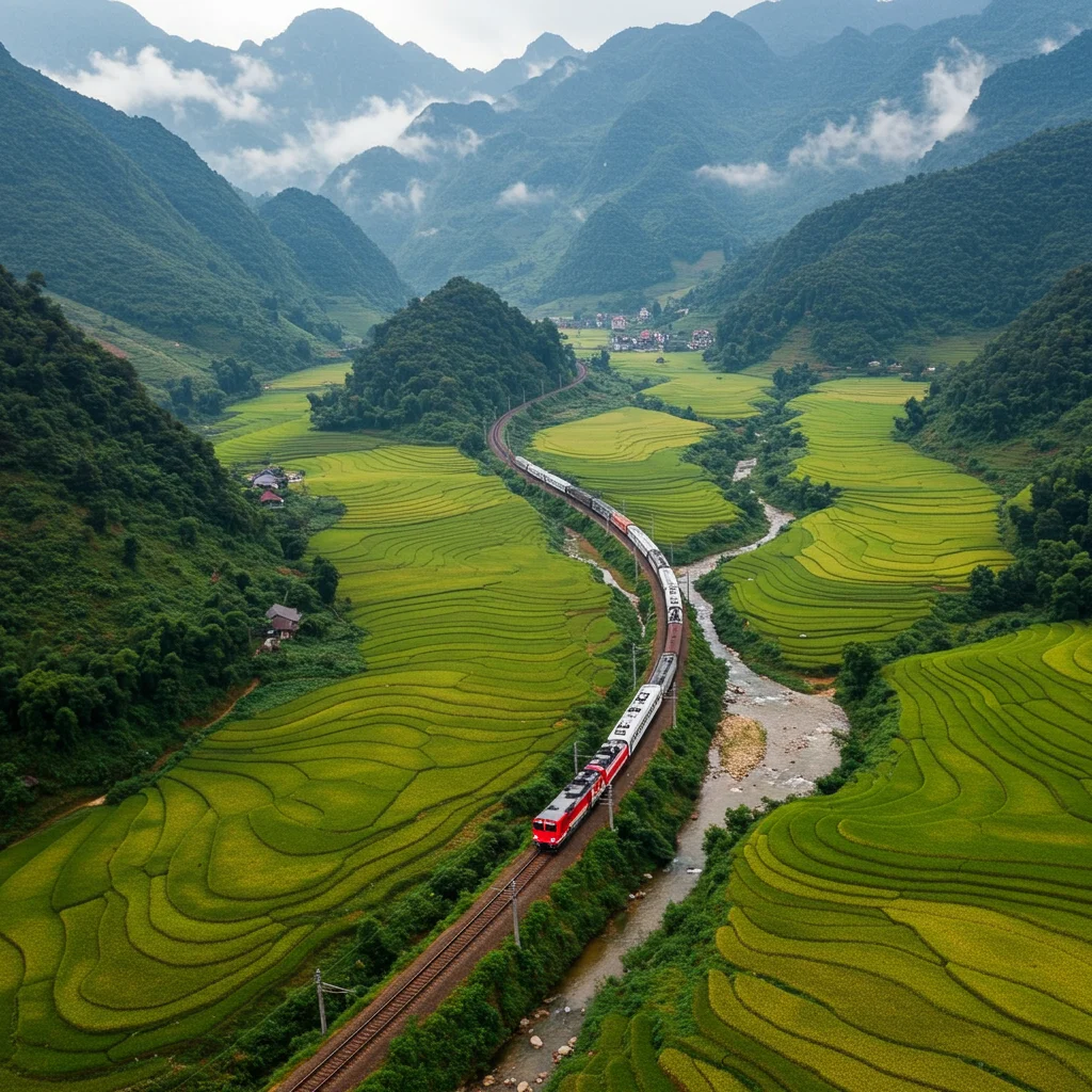 Overview: Hanoi to Sapa Train Route