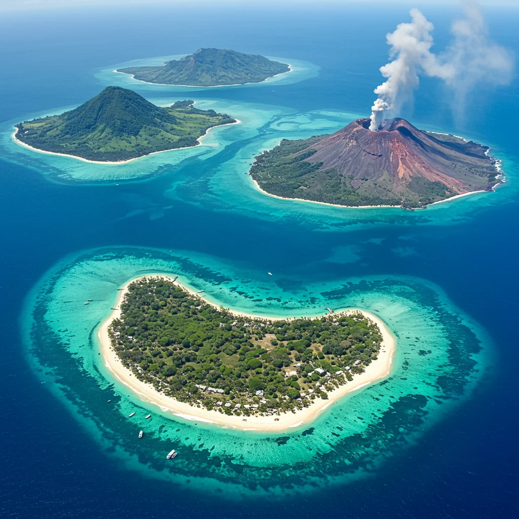 Overview of the Four Islands