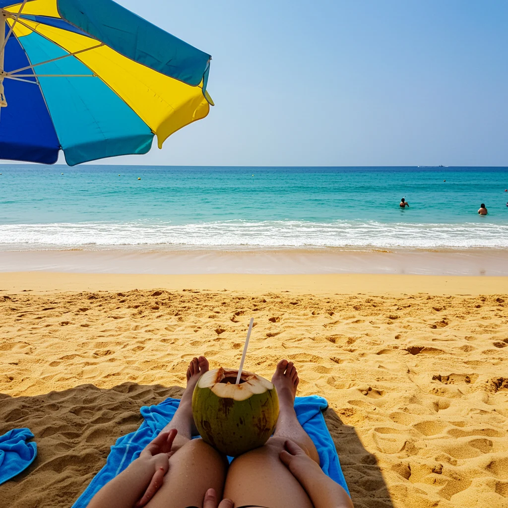 Relaxing on the Shore: Beach Life at Blue Lagoon