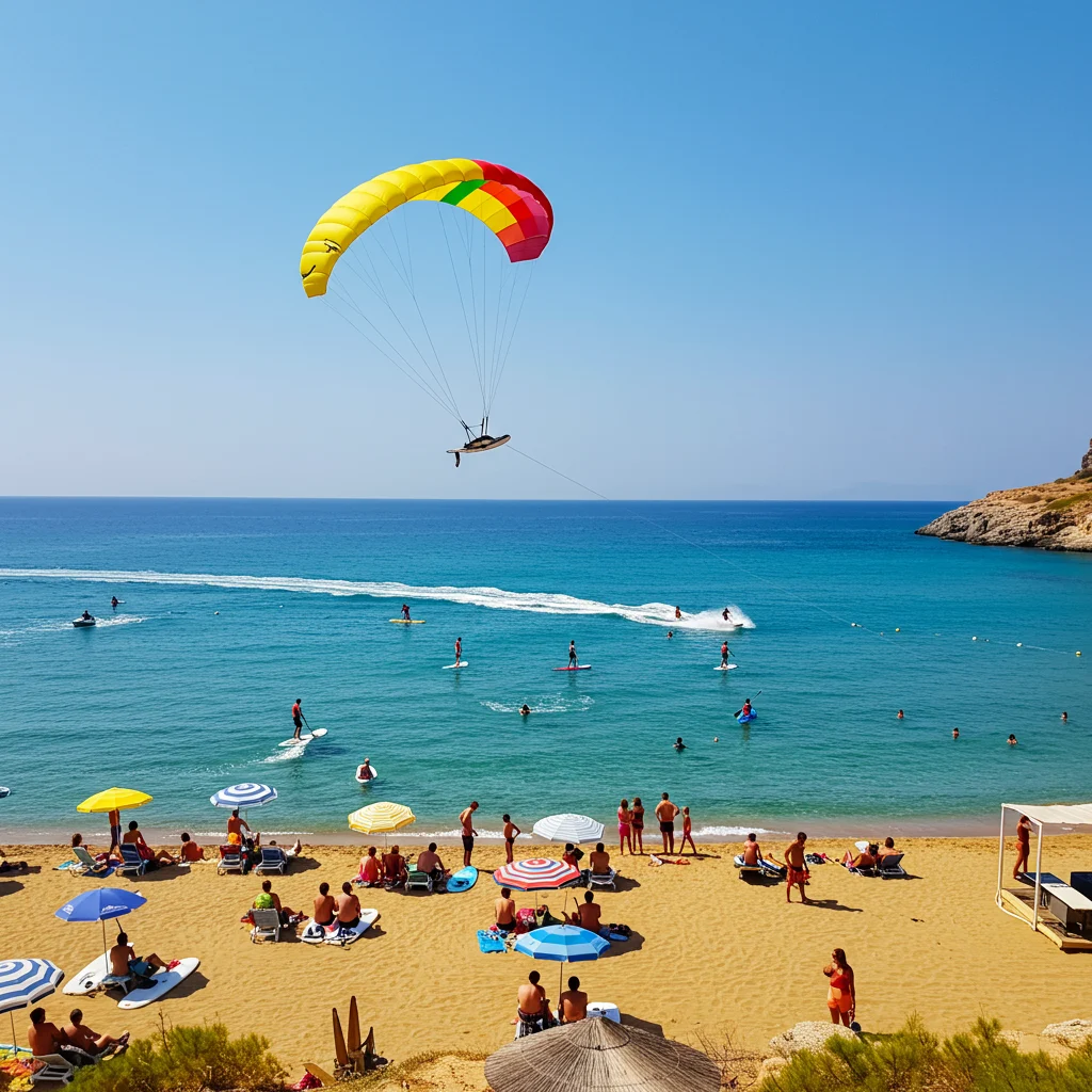 Water Sports and Activities at Tsambika Beach