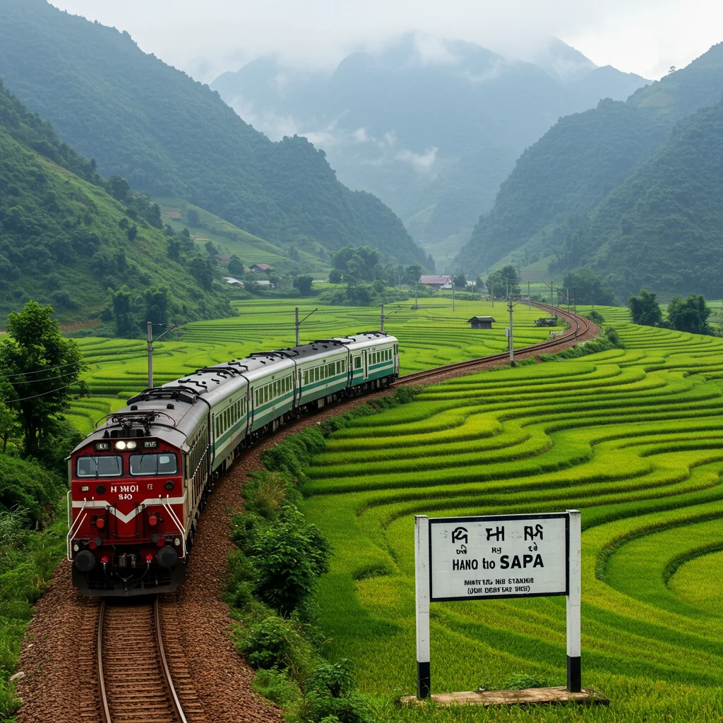 Which Train Companies Operate the Hanoi to Sapa Route?